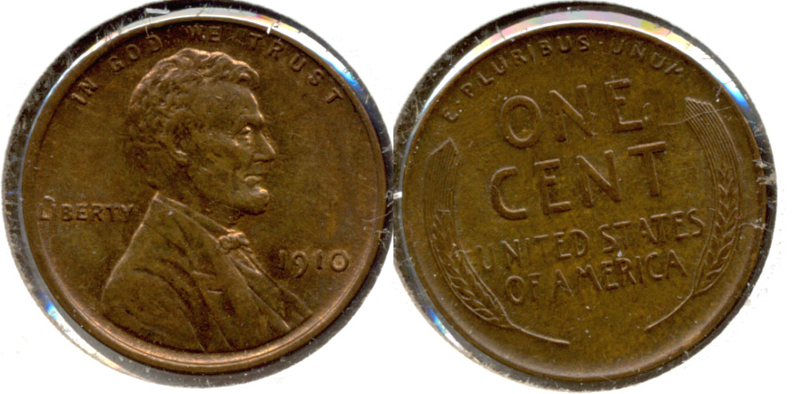 1910 Lincoln Cent MS-63 Brown g