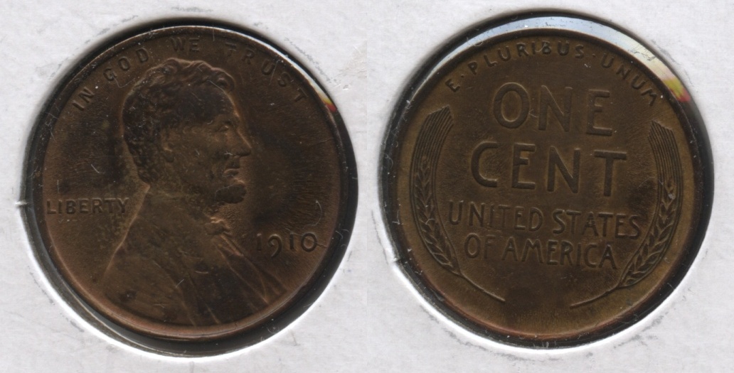 1910 Lincoln Cent MS-63 Brown #i