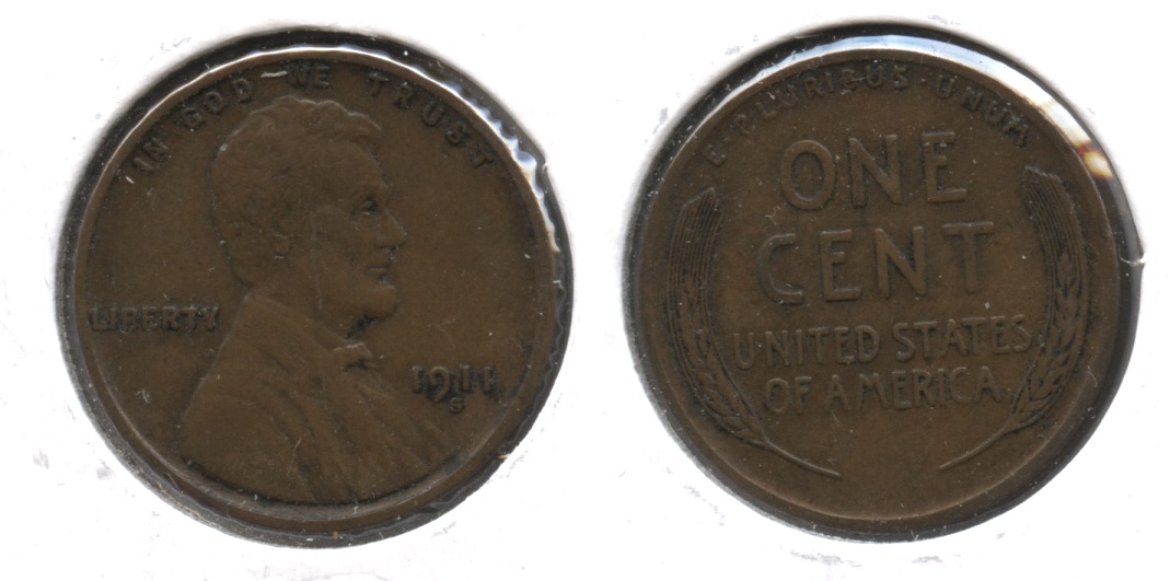 1911-S Lincoln Cent EF-40 #c