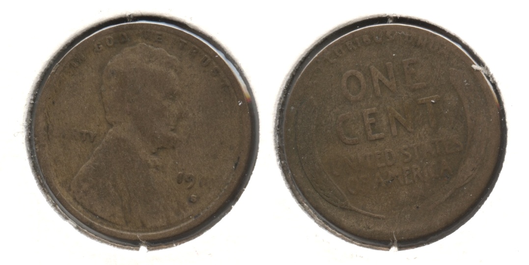 1911-S Lincoln Cent Good-4 #m