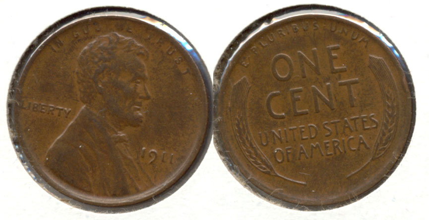 1911 Lincoln Cent AU-50