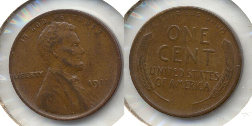 1911 Lincoln Cent AU-50 c