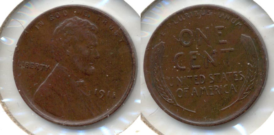 1911 Lincoln Cent AU-55 h