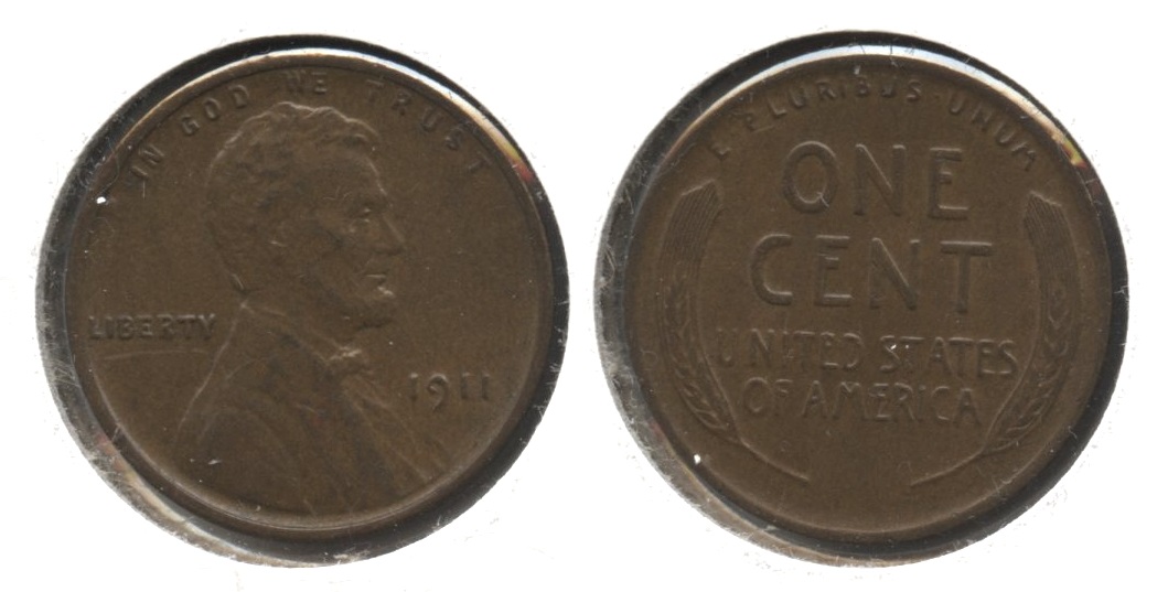 1911 Lincoln Cent AU-55 #k