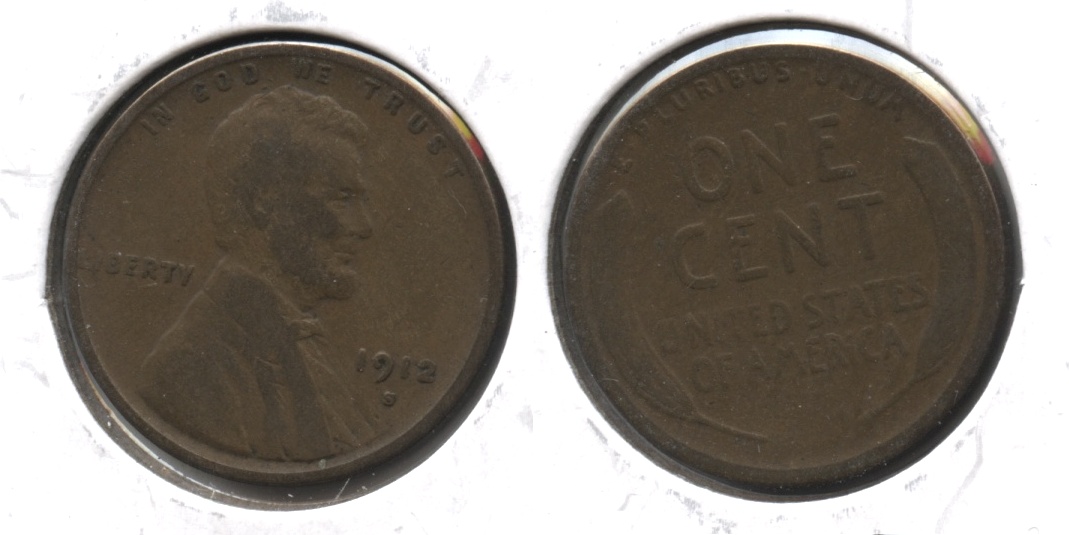 1912-S Lincoln Cent Good-4 #c