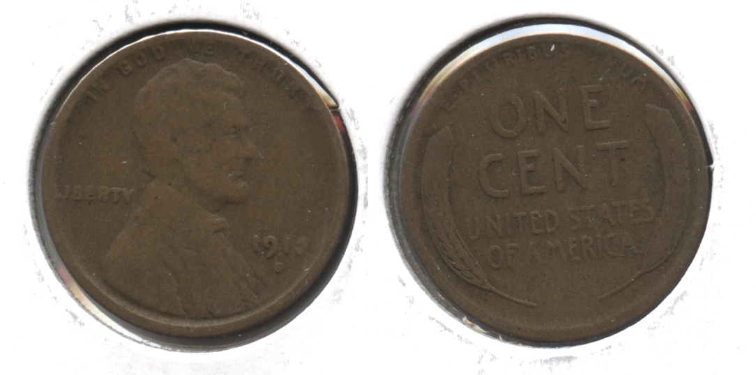 1912-S Lincoln Cent Good-4 #e
