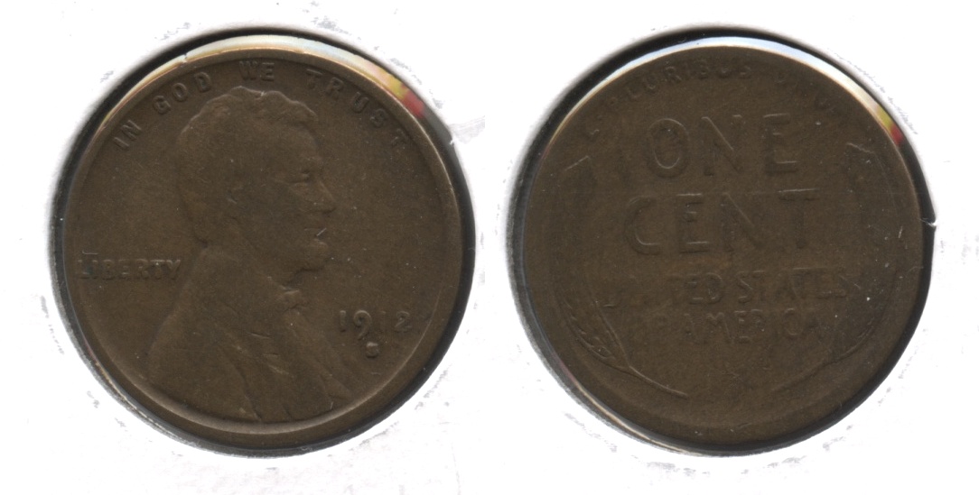 1912-S Lincoln Cent Good-4 #g