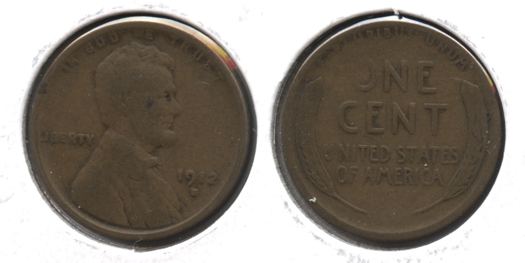 1912-S Lincoln Cent Good-4 #n