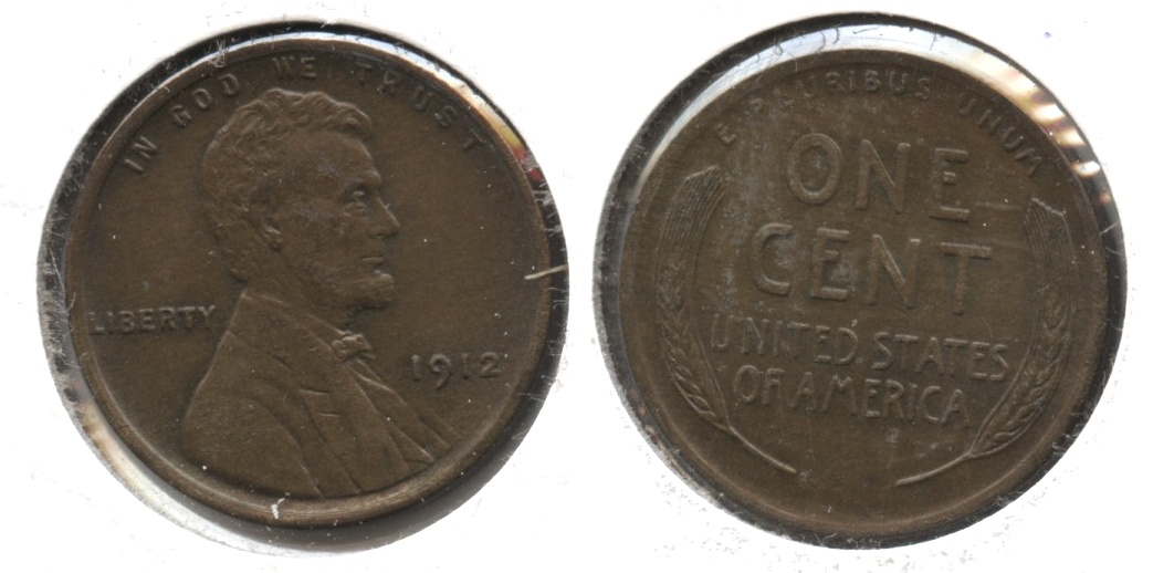 1912 Lincoln Cent AU-50 #d