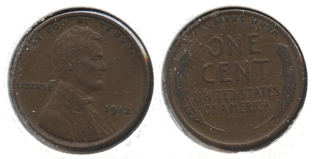 1912 Lincoln Cent EF-40 #c