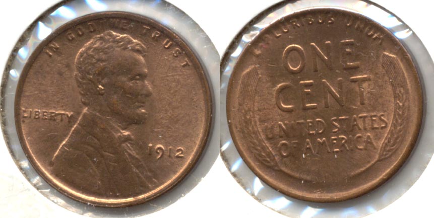 1912 Lincoln Cent MS-63 Red