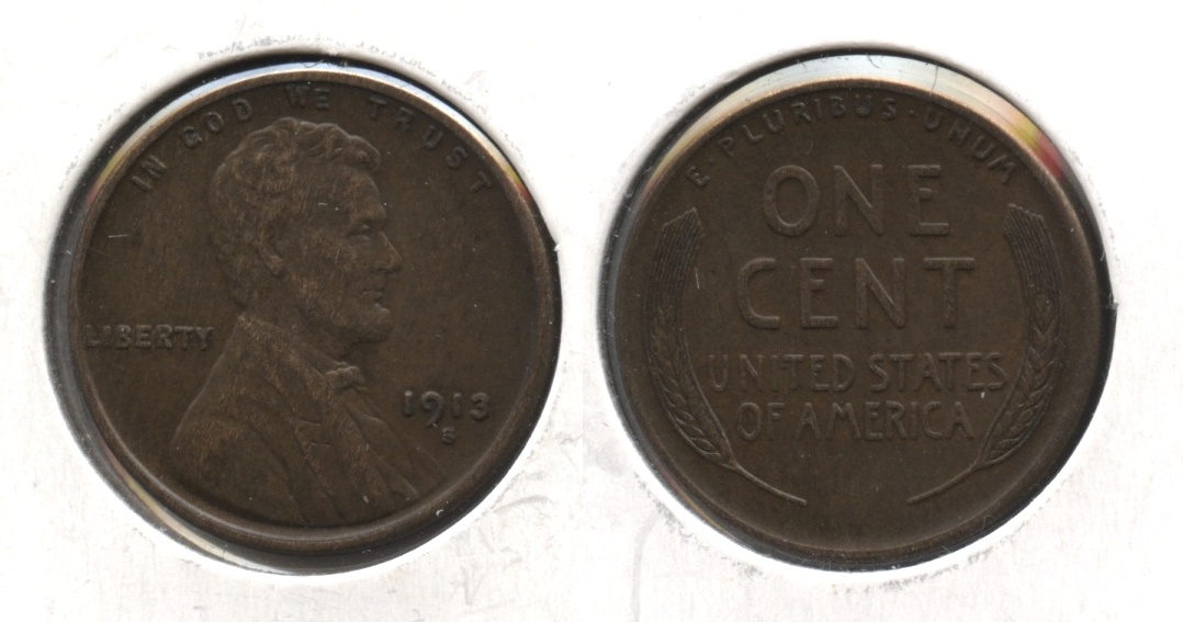 1913-S Lincoln Cent EF-45