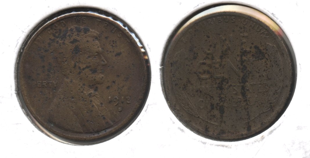 1913-S Lincoln Cent Filler #b