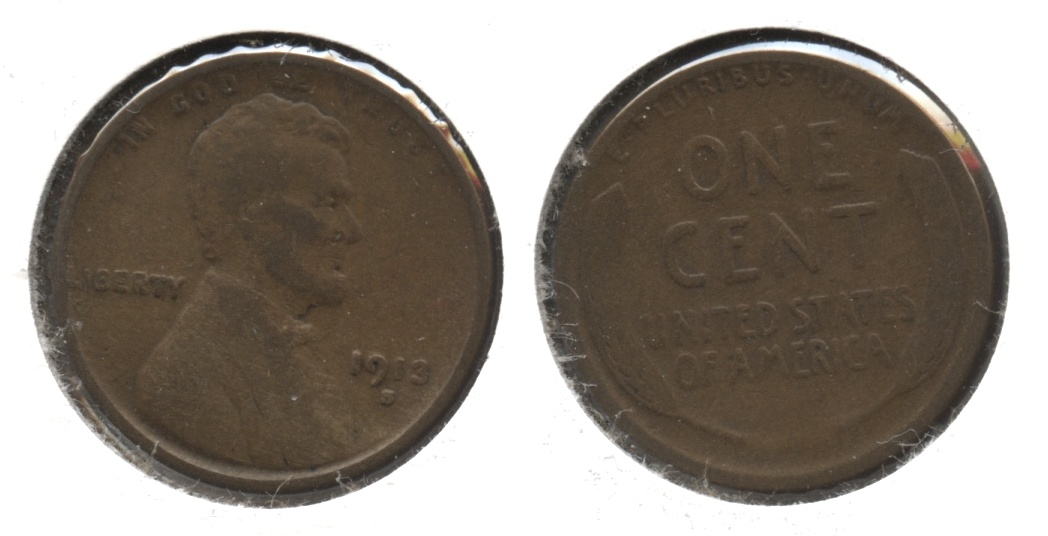 1913-S Lincoln Cent Good-4