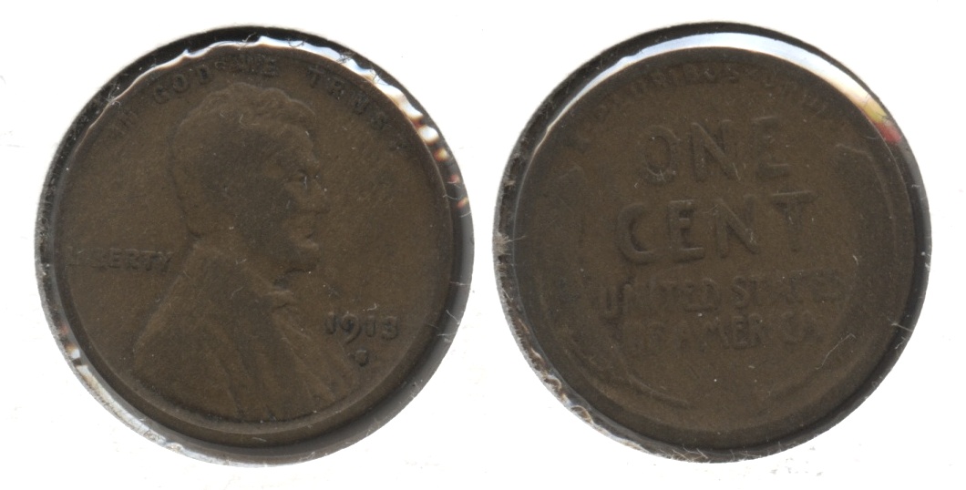 1913-S Lincoln Cent Good-4 #a