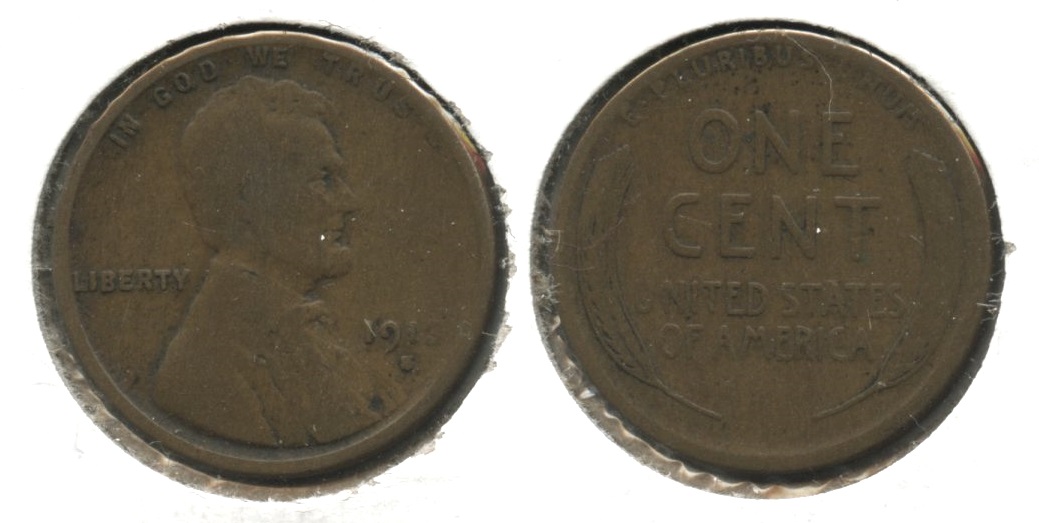 1913-S Lincoln Cent Good-4 #al