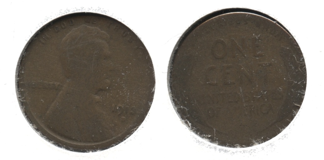 1913-S Lincoln Cent Good-4 #w