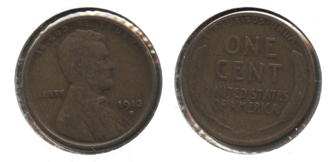1913-S Lincoln Cent VG-8 #e