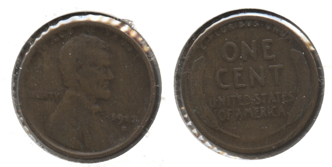 1913-S Lincoln Cent VG-8 #m