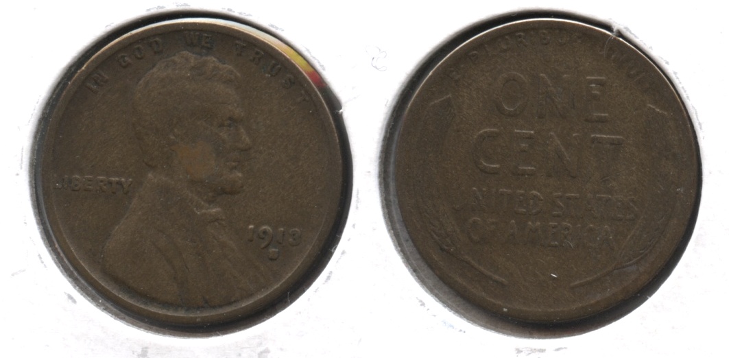 1913-S Lincoln Cent VG-8 #r