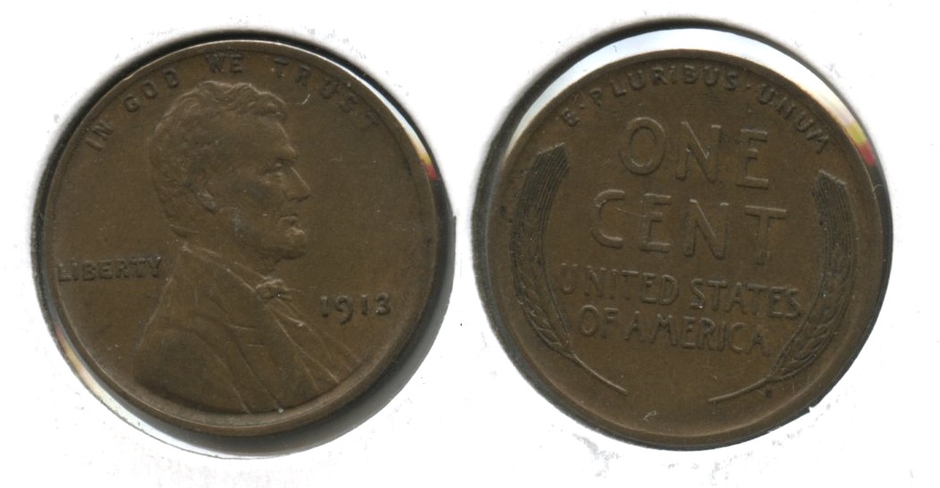 1913 Lincoln Cent AU-50 #h