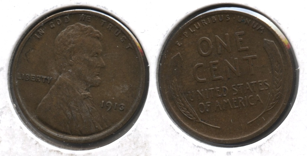 1913 Lincoln Cent MS-64 Brown