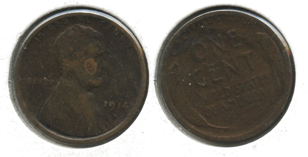 1914-D Lincoln Cent Good-4 #a