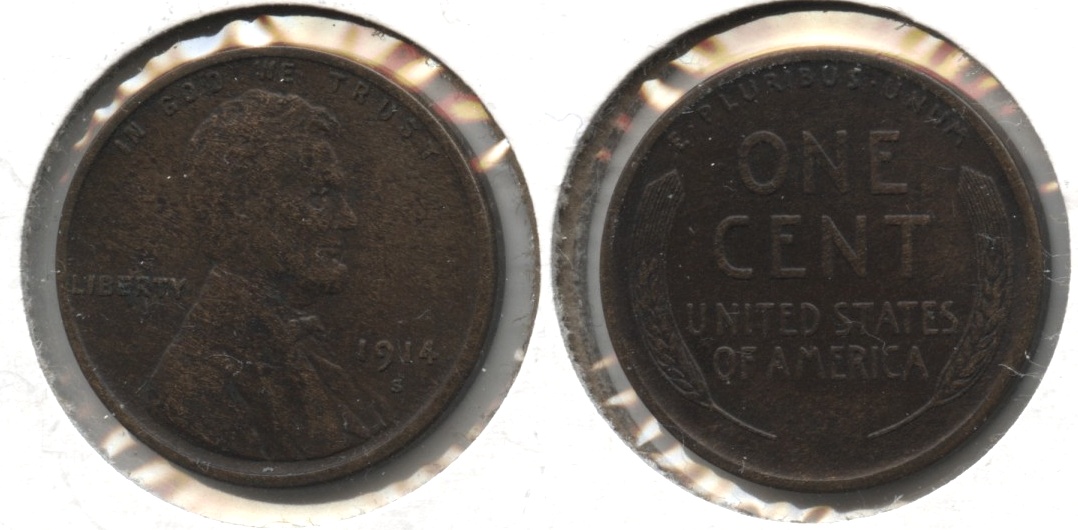 1914-S Lincoln Cent EF-40 #a