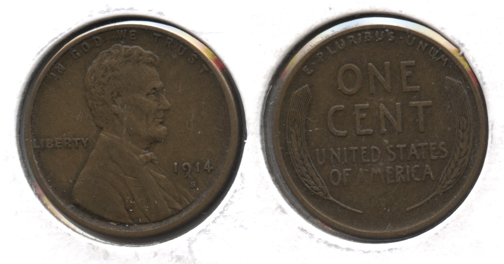 1914-S Lincoln Cent EF-40 #e
