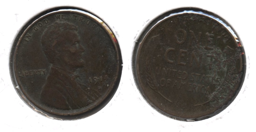 1914-S Lincoln Cent Filler #a