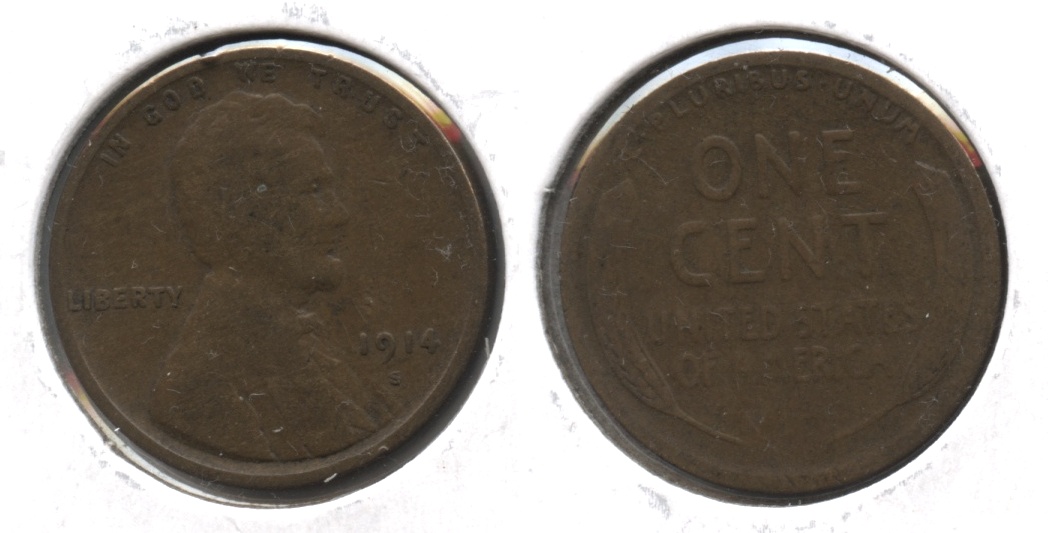 1914-S Lincoln Cent Good-4 #a