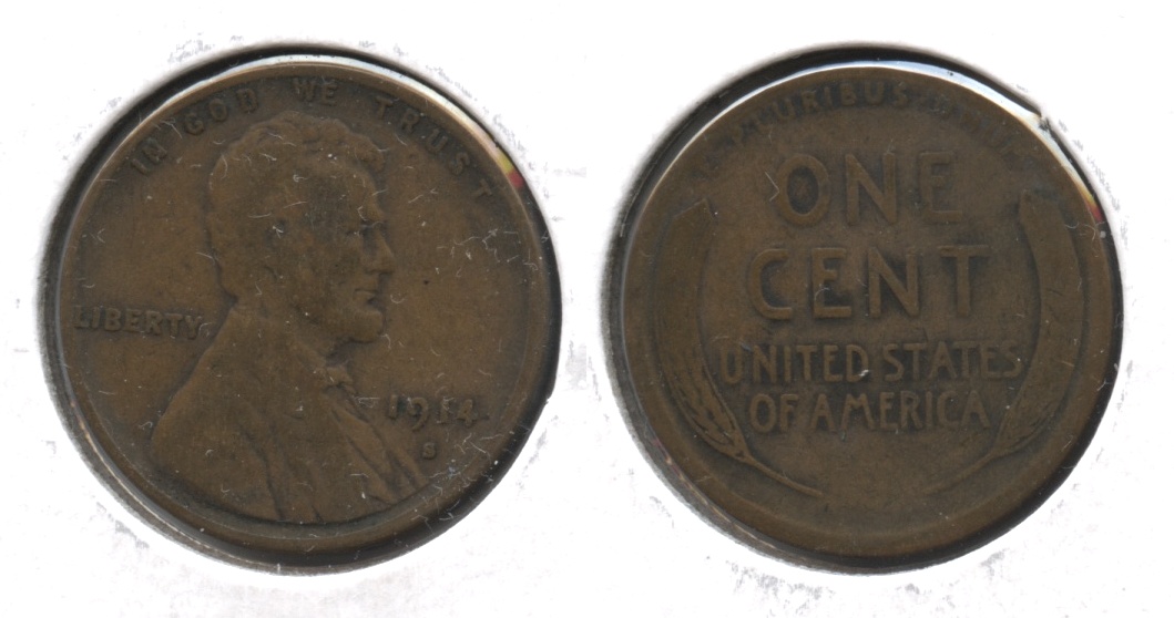 1914-S Lincoln Cent Good-4 #b