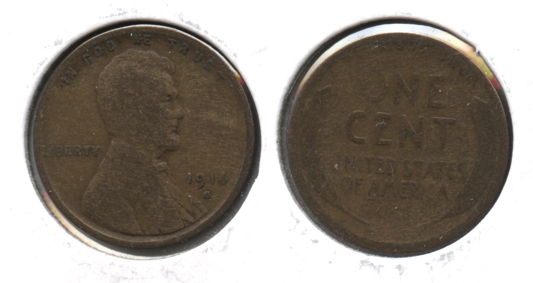 1914-S Lincoln Cent Good-4 #c