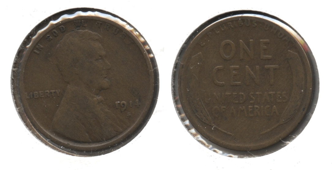 1914-S Lincoln Cent Good-4 #d