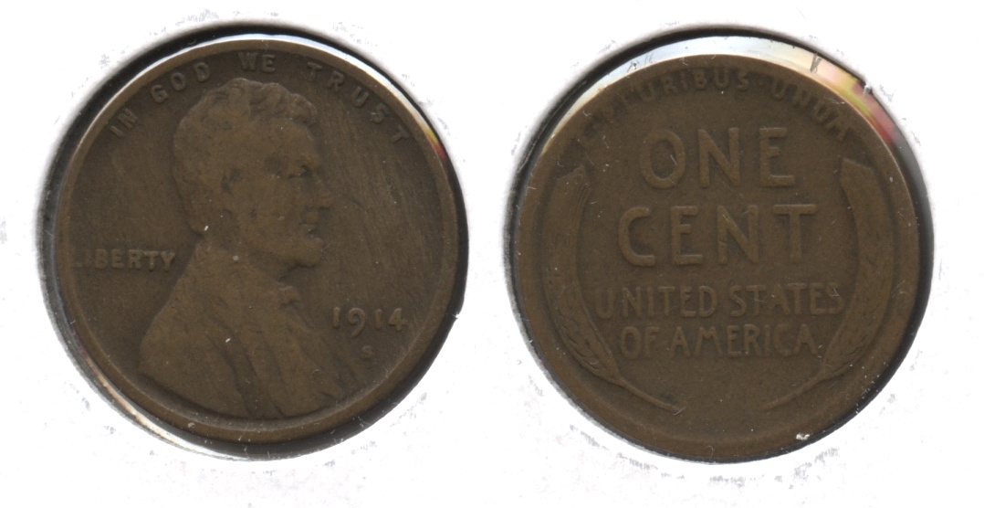 1914-S Lincoln Cent Good-4 #g