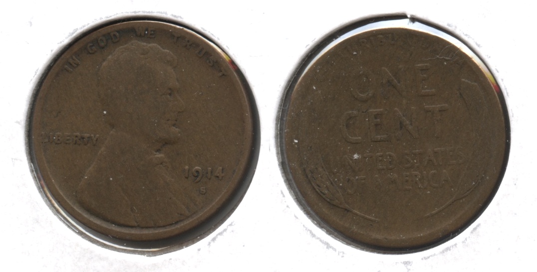 1914-S Lincoln Cent Good-4 #i