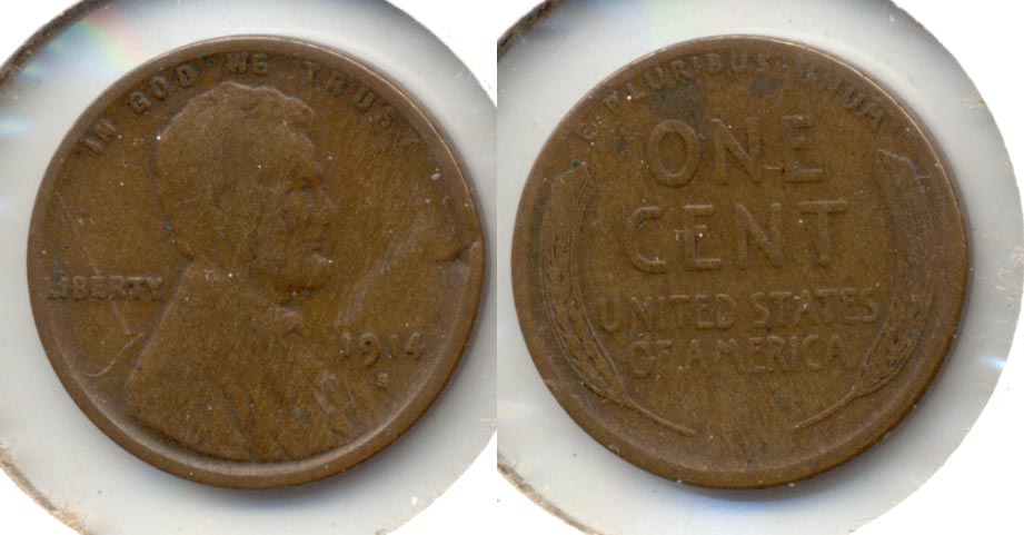 1914-S Lincoln Cent VG-8