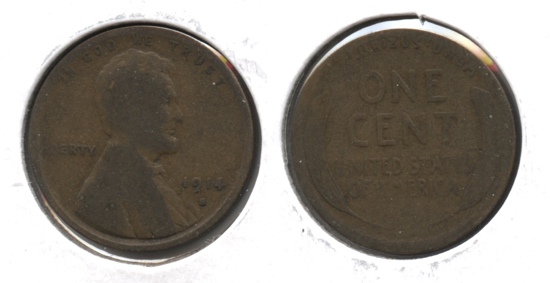 1914-S Lincoln Cent Good-4 #q