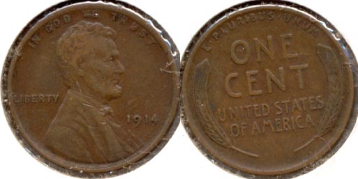 1914 Lincoln Cent EF-40