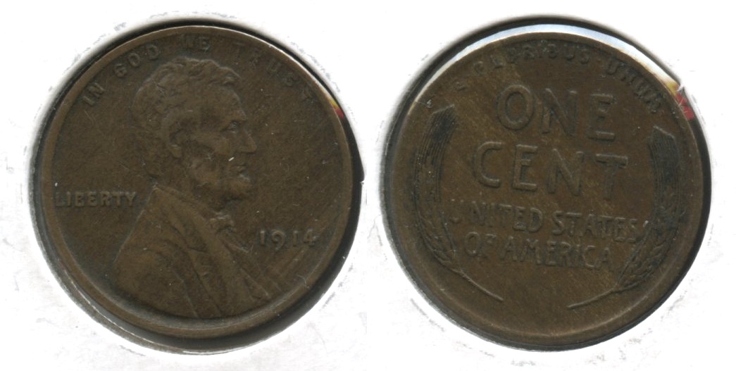 1914 Lincoln Cent EF-40 #n