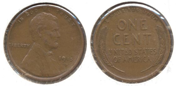 1915-D Lincoln Cent AU-50