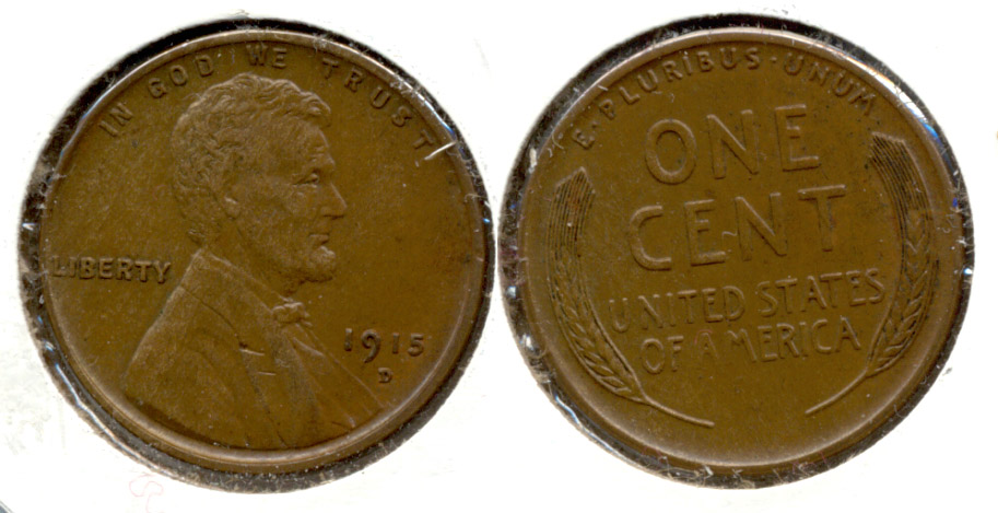 1915-D Lincoln Cent AU-55