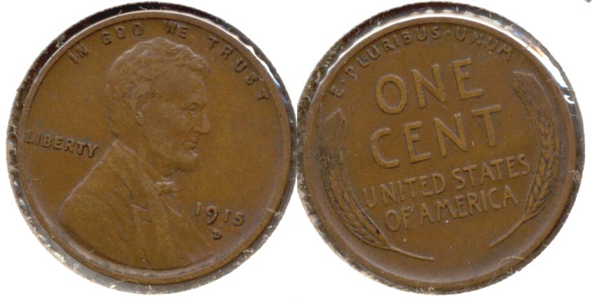 1915-D Lincoln Cent EF-40
