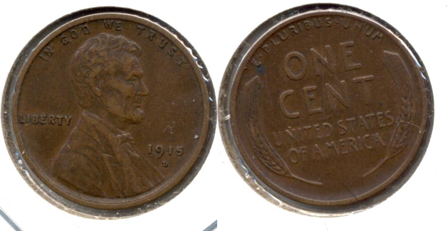 1915-D Lincoln Cent EF-40 c