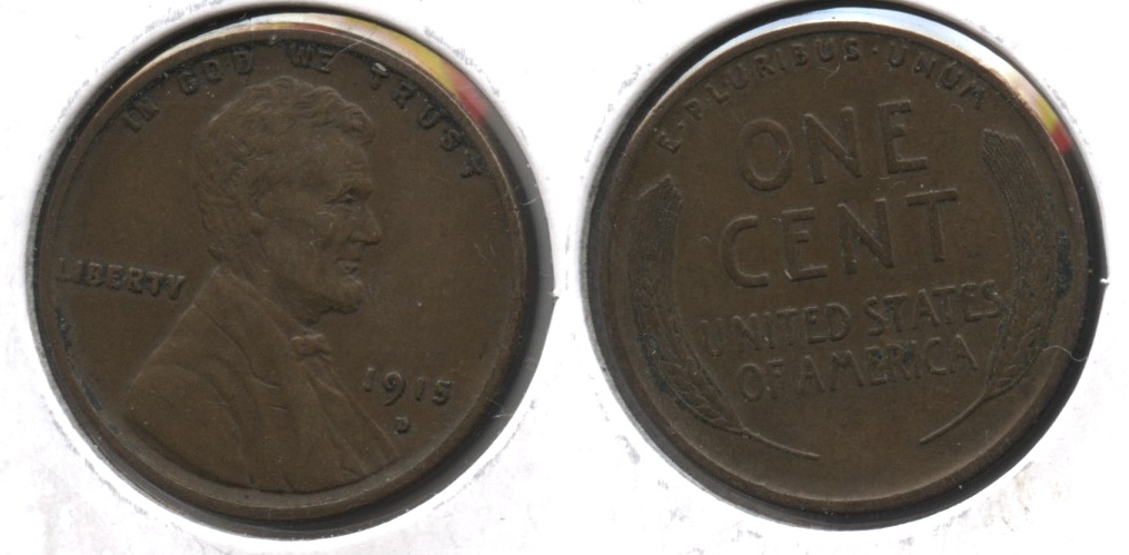 1915-D Lincoln Cent EF-40 #e