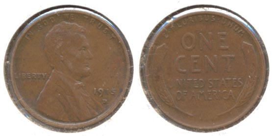 1915-D Lincoln Cent EF-45