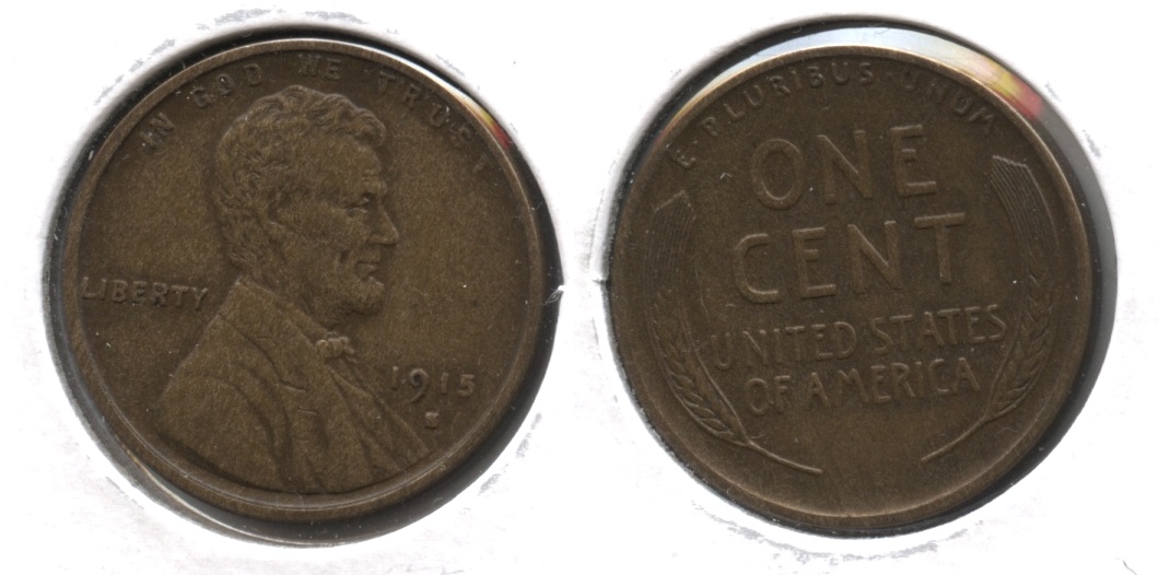 1915-S Lincoln Cent AU-50 #a