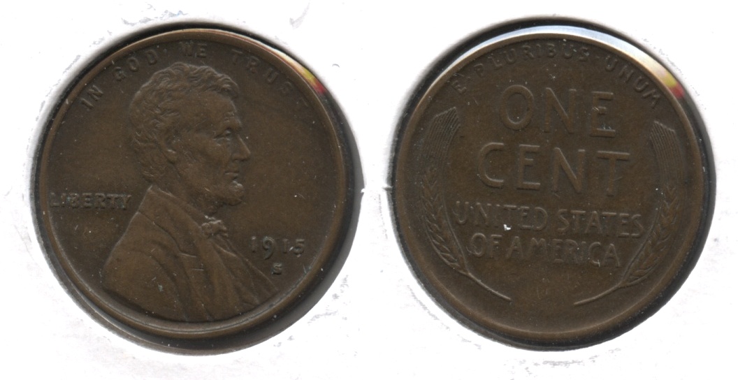 1915-S Lincoln Cent AU-55 #a