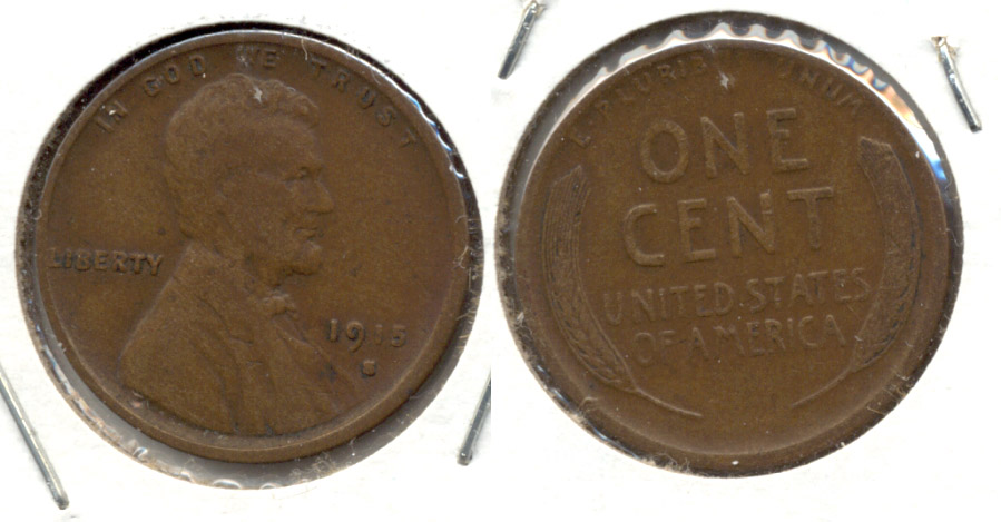 1915-S Lincoln Cent Fine-12 b