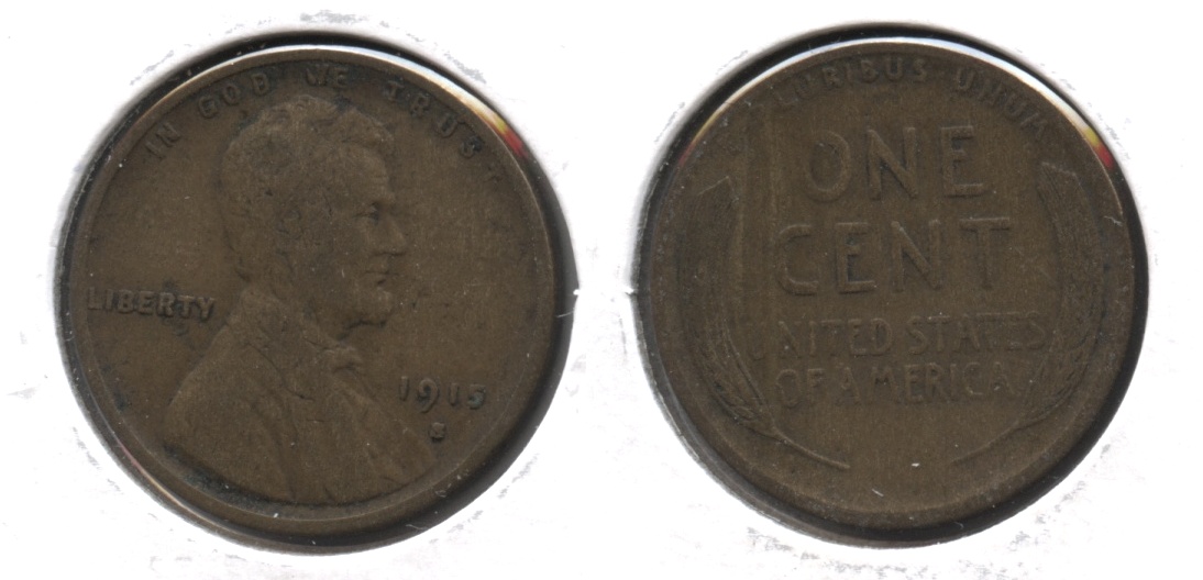 1915-S Lincoln Cent Fine-12 #r